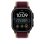 Bracelet Apple Loop Trail burgundy 49 mm M/L Titane noir