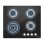 Plaque de cuisson gaz IsEasy MGBG-604B 4 foyers verre