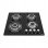 Plaque de cuisson gaz IsEasy MGBG-604B 4 foyers verre