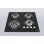 Plaque de cuisson gaz IsEasy MGBG-604B 4 foyers verre