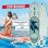 Tabla de paddle surf hinchable Funwater Tortuga Marina Verde Menta 320x83 cm