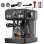 Cafetera espresso semiautomática HiBREW H10A 1,8 L 20 bares con vaporizador