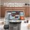 Máquina de Café Hibrew H16 (Automática - Molino Integrado - 20 Bares - Pantalla Táctil 4,3" - Depósito de Leche Extraíble 1,5 L) Negro
