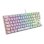 Clavier The G-Lab Keyz Mercury EX compact TKL switches rouges RGB AZERTY français