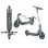 Patinete eléctrico Motus Scooty 10 Gen 6 350W 65 km Ruedas 10" gris