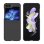 Funda para móvil Just in Case Libro Plástico Negra para Galaxy Z Flip6 y Z Flip7 FE
