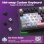 Teclado mecánico Aula S75 Pro inalámbrico 75% RGB inglés USA Hot Swap pantalla LCD