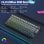 Teclado Aula F75 Pro mecánico compacto 75% Hot-swap RGB inglés USA
