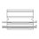 Guide telescopique Teka 2 niveaux inox pour four 60 cm