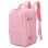 Mochila de Cabina Raykong Expandible 20L Impermeable Compatible con Portátil 14" Rosa
