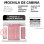 Mochila de Cabina Raykong Expandible 20L Impermeable Compatible con Portátil 14" Rosa