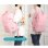 Mochila de Cabina Raykong Expandible 20L Impermeable Compatible con Portátil 14" Rosa