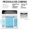 Mochila RAYKONG de Cabina 20L Impermeable para Portátil 14" Azul