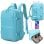 Mochila de Cabina RAYKONG Impermeable 40x30x20cm Portátil 16" Azul