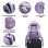 Raykong Mochila Portátil 14" Impermeable 20L Morada