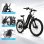 Bicicleta Eléctrica Urbana Hedatx TX2 500W 48V 16Ah 26"