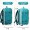 Mochila Raykong de cabina expandible 20-25 L impermeable turquesa