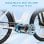 Bicicleta Eléctrica TTGO Z5 Motor 250W Batería 36V 18Ah