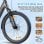 Bicicleta Eléctrica TTGO Z5 Motor Central Bafang 250W 18Ah 120km