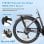 Bicicleta eléctrica TTGO Z5 Motor 250W Batería 18Ah Autonomía 120 km