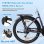 Bicicleta eléctrica TTGO Z5 Motor 250W Batería 36V 18AH Autonomía 120 km Neumáticos 27.5"