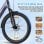Bicicleta eléctrica TTGO Z5 Motor 250W Batería 36V 18AH Autonomía 120 km Neumáticos 27.5"