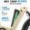 Bicicleta Eléctrica TTGO F6 Boost 250W 48V 18Ah 20" 25 km/h 120 km