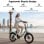 Bicicleta Eléctrica Bekup S3 Motor 250W Batería 48V 15AH 20" Verde