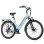 Bicicleta Eléctrica Bekup V28 Motor 250W Batería 36V 28" Azul