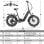 Bicicleta eléctrica TTGO F6 Boost 250 W 48 V 18 Ah 20 x 4,0" neumáticos anchos