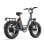 Bicicleta eléctrica URLIFE E20 Pro 1500 W 48 V 15,6 Ah 20 x 4"