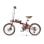 Bicicleta Eléctrica Plegable OneSport OT02 Pro 250W Ruedas 20" Roja
