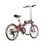 Bicicleta Eléctrica Plegable OneSport OT02 Pro 250W Ruedas 20" Roja