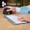 Tastatur R-Go Tools Compact Break ergonomisch mini AZERTY kabelgebunden weiß