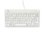 Tastatur R-Go Tools Compact Break ergonomisch mini AZERTY kabelgebunden weiß