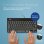 Tastatur R-Go Tools Compact Break ergonomisch kabelgebunden AZERTY (BE) schwarz