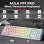Teclado Aula F99 Pro mecánico silencioso inalámbrico RGB Hot Swap USA ANSI