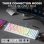 Teclado Aula F99 Pro mecánico silencioso inalámbrico RGB Hot Swap USA ANSI
