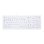 Clavier Cherry AK-C7000F-U1-W/FR blanc compact AZERTY médical filaire USB