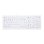Clavier Cherry AK-C7000F-U1-W/FR blanc compact AZERTY médical filaire USB