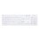 Clavier Cherry AK-C8100F-UVS-W/FR à membrane étanche IP68 AZERTY blanc