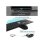 Clavier Urban Factory OWC24UF sans fil RF à membrane AZERTY noir gris rouge