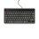 Tastatur R-Go Tools Compact Break AZERTY kabelgebunden schwarz mit LED-Pausenanzeige