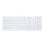 Clavier Cherry AK-C7000F-UVS-W/FR Compact AZERTY USB Étanche IP68 Blanc