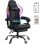 Sedia Gaming GTPLAYER Ergonomica con LED, Massaggio e Poggiapiedi