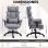 Silla Ergonómica Gaming Dowinx QL-66B1 Reclinable Soporte Lumbar 150 kg PU