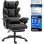 Silla Ergonómica de Oficina Dowinx QL-66B1 Reclinable 90°-135° 150 kg Soporte lumbar PU Respaldo reforzado