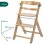 Silla de comedor para bebé Bébé Confort Timba 2 Madera Natural Regulable