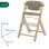 Silla alta evolutiva Bébé Confort Timba2 Madera Beis Ajustable