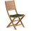 Sillas de jardín plegables Fieldmann FDZN 4012-T Pack 2 Acacia